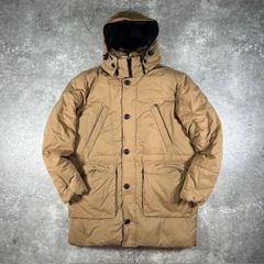 美品 LACOSTE ダッフルコート ダウンコート ブラウン 大きいサイズ 