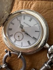 美品・稼働品】BUCHERER ブヘラ スケルトン 懐中時計 手巻き チェーン 