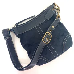 ✨美品✨COACH コーチ　シグネチャー ショルダーバッグ　肩掛け　ブラック