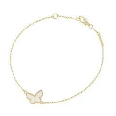 ヴァンクリーフ＆アーペル スウィートアルハンブラブレス/パピヨン/マザーオブパール  【無料ギフトラッピング】【Aランク】【中古】
