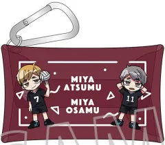 【新品】バッグ 宮侑＆宮治 カラビナ付きクリアポーチ 「ハイキュー!!」