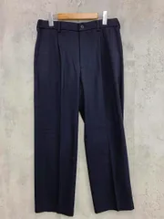 UNIQLO ユニクロ 321-471123 タックワイド パンツ sizeM/黒 ■■ メンズ