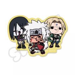 【中古】シール・ステッカー MH.自来也＆綱手＆大蛇丸 クリアステッカー 「NARUTO -ナルト-」