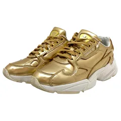 【中古】adidas | アディダス ORIGINALS FALCON　オリジナルス ファルコン　FV4318　スニーカー 靴　ゴールド 22.5cm【尾張小牧店】【専】