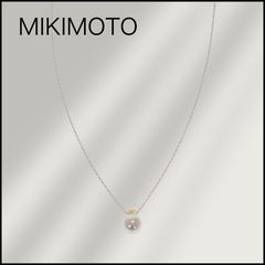 ミキモトプレナイトネックレス k18WG - メルカリ