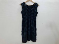 佐橋 節子 リバティ ロングワンピース ノースリーブ ブルー - メルカリ