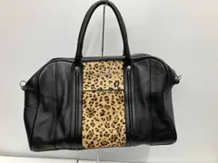 ZADIG&VOLTAIRE レザーボストン スクールバッグ 豹 レオパード 革 ハラコ