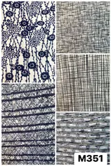 【まとめ売り】リメイク用　浴衣　5点　綿　着物　和装　M351