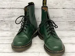 Dr.Martens／ショートブーツ／グリーン／8ホール／1460／サイズUK8