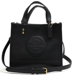 コーチ／COACH バッグ ハンドバッグ 鞄 トートバッグ レディース 女性 女性用 レザー 革 本革 ブラック 黒  C5268 Dempsey Tote 22 With Coach Patch デンプシー トート 22 ウィズ コーチ パッチ 2WAY シ
