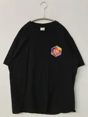 Printstar プリントスター Tシャツ/カットソー L ブラック 前面プリント バックプリント 半袖 クルーネック(丸首)