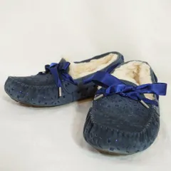 UGG 22cm ムートン モカシン ファー スエード シューズ スリッポン スニーカー アグ 1011228 J12-48