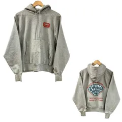 Champion チャンピオン リバースウィーブ パーカー グレー 両面プリント エルサルバドル製 秋 冬 古着