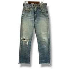 90s Levi’s リーバイス 502XX 140周年 日本製 デニム W28 色落ち ダメージ 古着