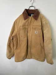 R00173｜carhartt｜カーハート｜トラディショナルコート｜ダックジャケット｜ワークジャケット｜ベージュ｜XL｜メンズ｜無地｜ワークウェア｜ストリート｜アメカジ｜Y2K｜90S｜古着｜USA古着｜ヴィンテージ｜今期トレンド｜フォロー割