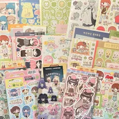 シールステッカー6枚パックステッカー 人物ステッカー含む