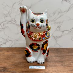 古瀬戸／招き猫／骨董／希少／縁起物／招き猫／アンティーク