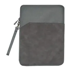 【CHA620820M】タブレットケース iPad 保護カバー 小物ケース スマホ収納 Mサイズ ダークグレー