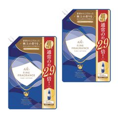 파파 농축 유연제 파인후레그란스 옴 리필 초특대 (1440ml) 크리스탈 사향 향기 2 개 세트