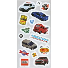 トミカ リフレクターステッカー シール 反射 自転車 ヘルメット スケーター