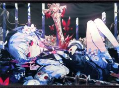 魔法少女ノ魔女裁判 くじメイト A-1賞 B2 タペストリー まのさば 桜庭 