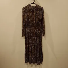 MAJESTIC LEGON　ワンピース　花柄　ブラウン