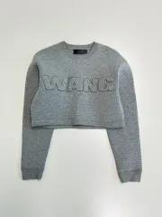 正規品 Alexander Wang アレキサンダーワング × H&M エイチ・アンド・エム クロップド スクーバー トップス スウェット スウェット