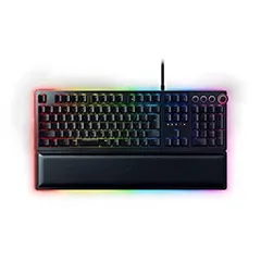 Razer Huntsman Elite JP ゲーミングキーボード 日本語配列 光学メカニカルスイッチ レザーレット製リストレスト付属 