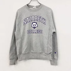 古着 used　Champion　チャンピオン　リバースウィーブ　スウェット/トレーナー　カレッジプリント　灰色　グレー　Lサイズ