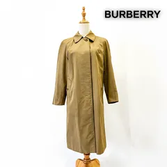 80s 英国製ヴィンテージ Burberry's バーバリーズ バルマカーンコート ノバチェック裏地 比翼ステンカラーコート レディースM相当