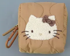 【新品】バッグ ハローキティ ナチュラルキルティング カラビナ付きミニポーチ 「サンリオキャラクターズ」