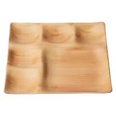 ［ＴＡ］２５㎝角１/５プレート和柾目（裏黒）