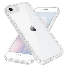 【特価商品】VENINGO iPhone SE 用 ケース 第3世代 2022 5G iPhoneSE ケース 第2世代 iPhone8 / 7用 ケース おしゃれ キラキラ TPU+PC 韓国 かわいい 可愛い スマホケース 人気 シンプル 滑り止め 透明