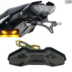 ヤマハ MT09 MT-09 FZ09 MT 09 Tracer 2014 2015 2016 MT10 MT 10 2017 オートバイテールライトブレーキターンシグナルテールライト LED