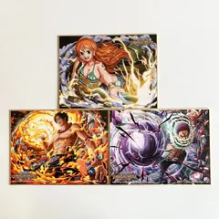 ワンピース 一番くじ トレジャークルーズ H賞 スペシャル色紙 3枚 セット