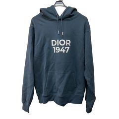 DIOR HOMME ディオールオム ロゴデザイン パーカー ダークネイビー M 