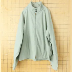 70s 80s USA LONDON FOG スイングトップ ハリントンジャケット メンズL相当 ライトグリーン アメリカ古着　061125ss61