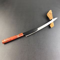 to 様 ご依頼品：鬼反包丁 尺二（刃渡り360mm）サイズ別注 黒檀鞘 楽天市場】鬼反り切付包丁 刺身包丁 尺二（刃渡り360mm）通常鏡面