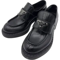 プラダ PRADA ローファー ブラック レザー レディース ローファー