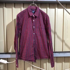 2088 GAP 長袖シャツ レッド M ギャップ カジュアルシャツ ギンガムチェック 古着卸 アメリカ仕入