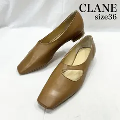 クラネ ASYMMETRY HOLE FLAT SHOES brown 36 レディース 23.0cm ISItems【USED】【古着】【中古】50154392のサムネイル