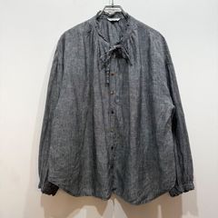 新品未使用品】HEAVENLY リネン フリルネック ワイドブラウス - メルカリ