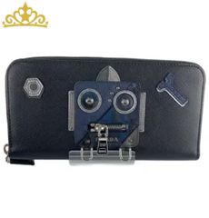 未使用✨超希少 箱付 プラダ サフィアーノ ロボット ラウンド