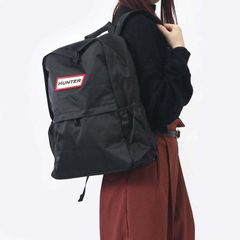 ハンター HUNTER リュック レディース バックパック ナイロン デイパック 耐水性 ロゴ ブラック UBB6028KBM