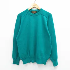 M/古着 エディーバウアー 長袖 セーター メンズ 90年代 90s コットン クルーネック 【spe】 26jan17