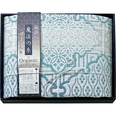 新品❗】極選魔法の糸×オーガニック✨プレミアム『四重織』ガーゼ毛布