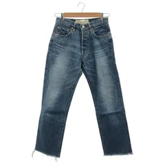 The Shinzone (ザシンゾーン) STRAIGHT CUT-OFF DENIM カットオフデニムパンツ ブルー 34