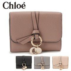 未使用級⭐️Chloe クロエ アルファベット レザー 三つ折り財布 