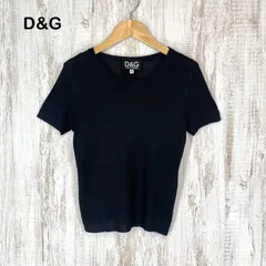D&G DOLCE&GABBANA ドルチェアンドガッバーナ 半袖 サマーニット ブラック レディース トップスのサムネイル