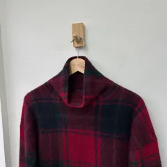 16185 - POLO RALPH LAUREN チェック ハイネック ニット